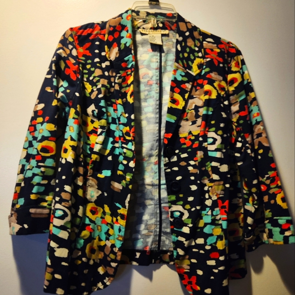 Light weight, multi-colored jacket in size M